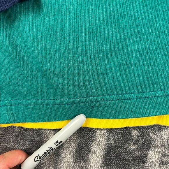 Vtg Boston Traders Heavyweight Colorblock Rugby Polo Men's XL Preppy Cotton - Picture 6 of 11